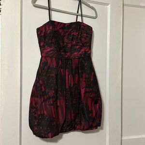 BCBGMaxAzaria Red & Black Dress - size 2